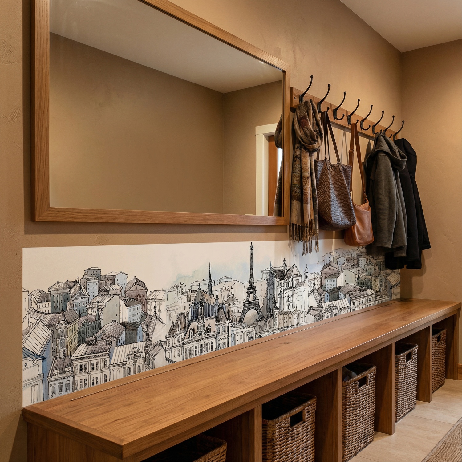 Fotomurales: Dibujo de Par&iacute;s