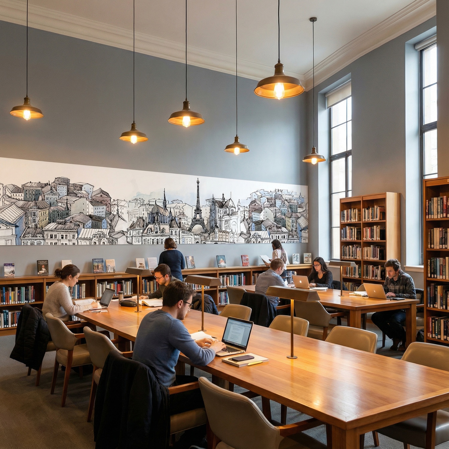 Fotomurales: Dibujo de Par&iacute;s