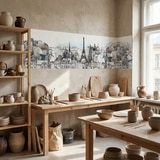 Fotomurales: Dibujo de Par&iacute;s 17