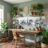 Fotomurales: Dibujo de Par&iacute;s 4