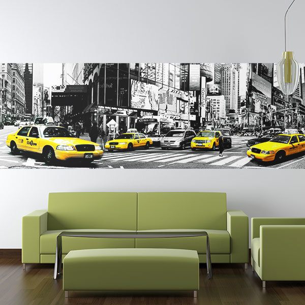 Fotomurales: Taxis en Nueva York