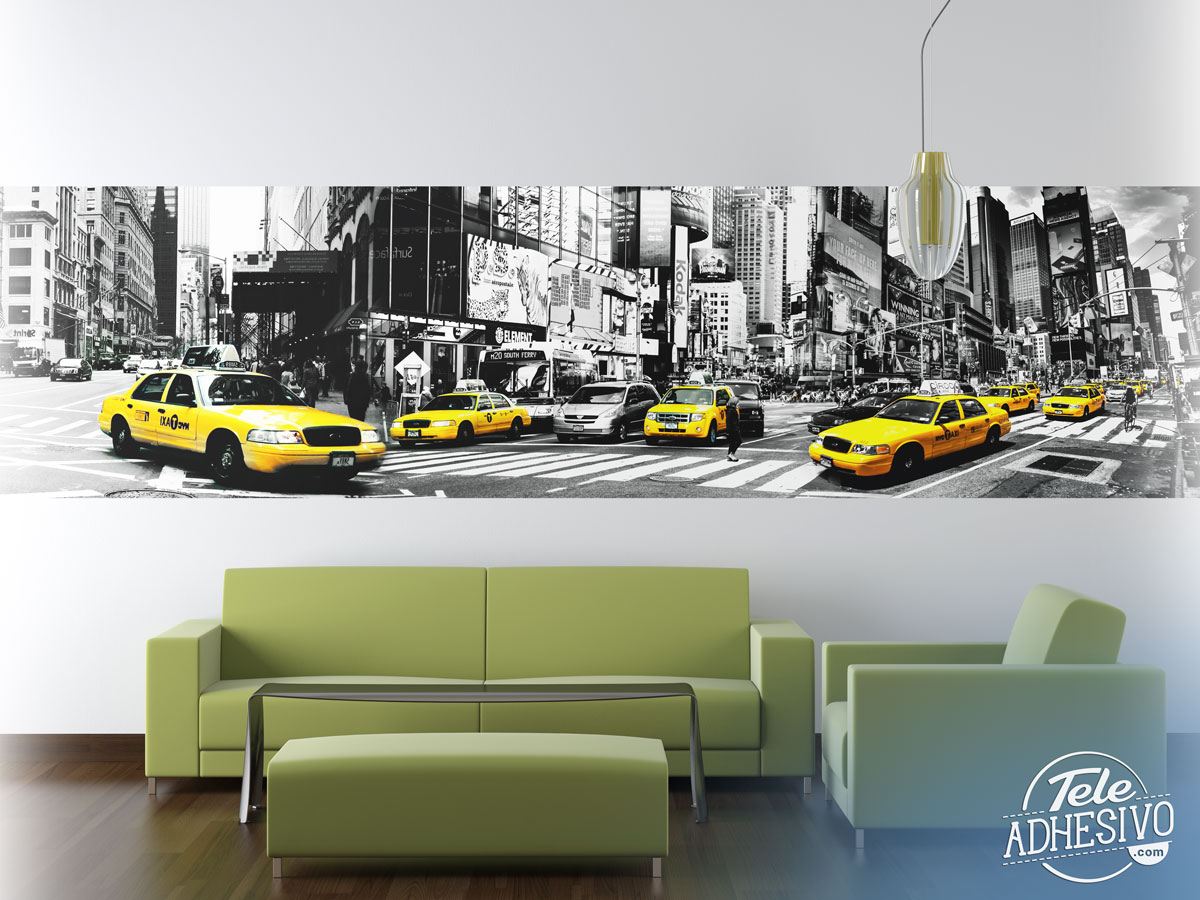 Fotomurales: Taxis en Nueva York