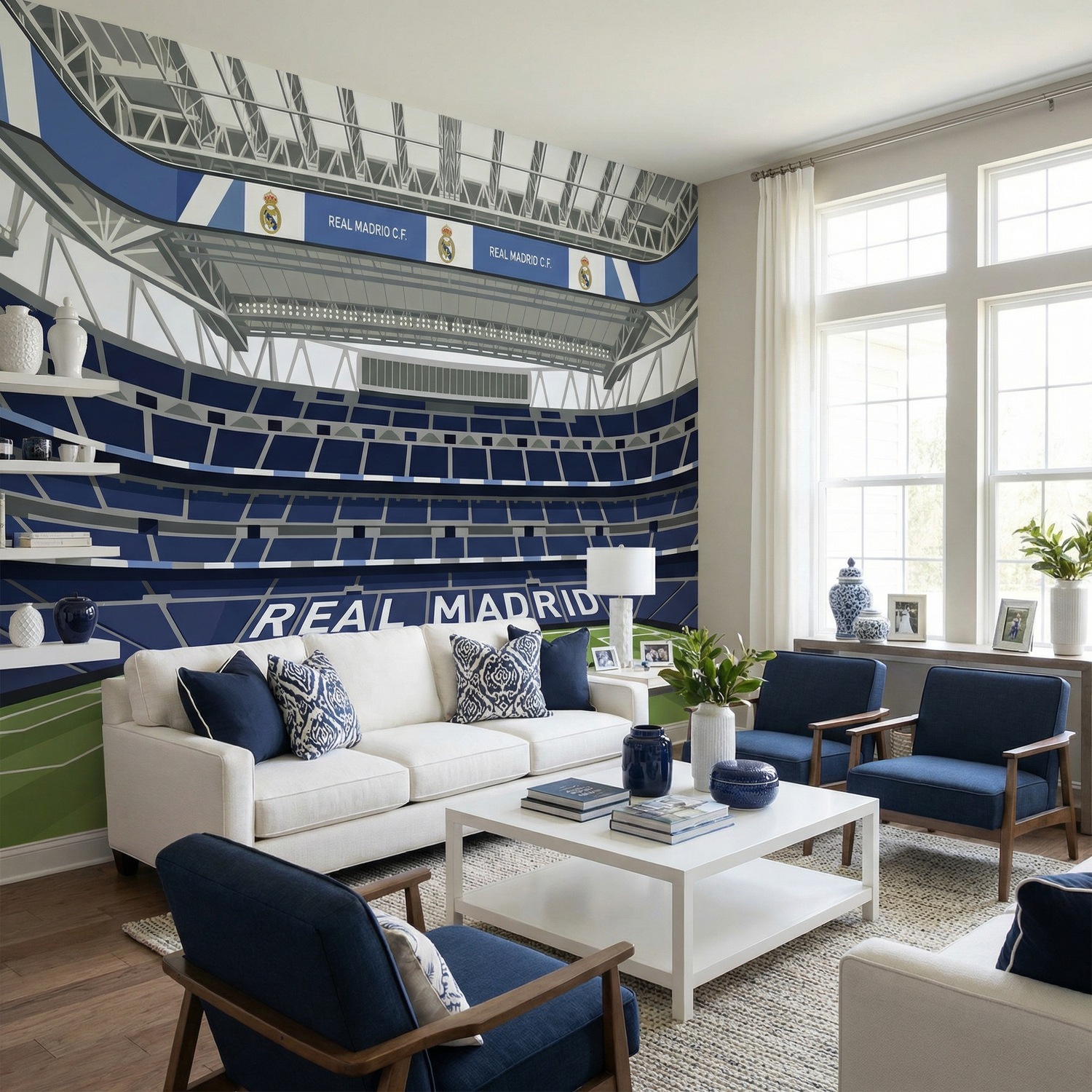 Fotomurales: Interior Nuevo Estadio Santiago Bernabeu Real Madr