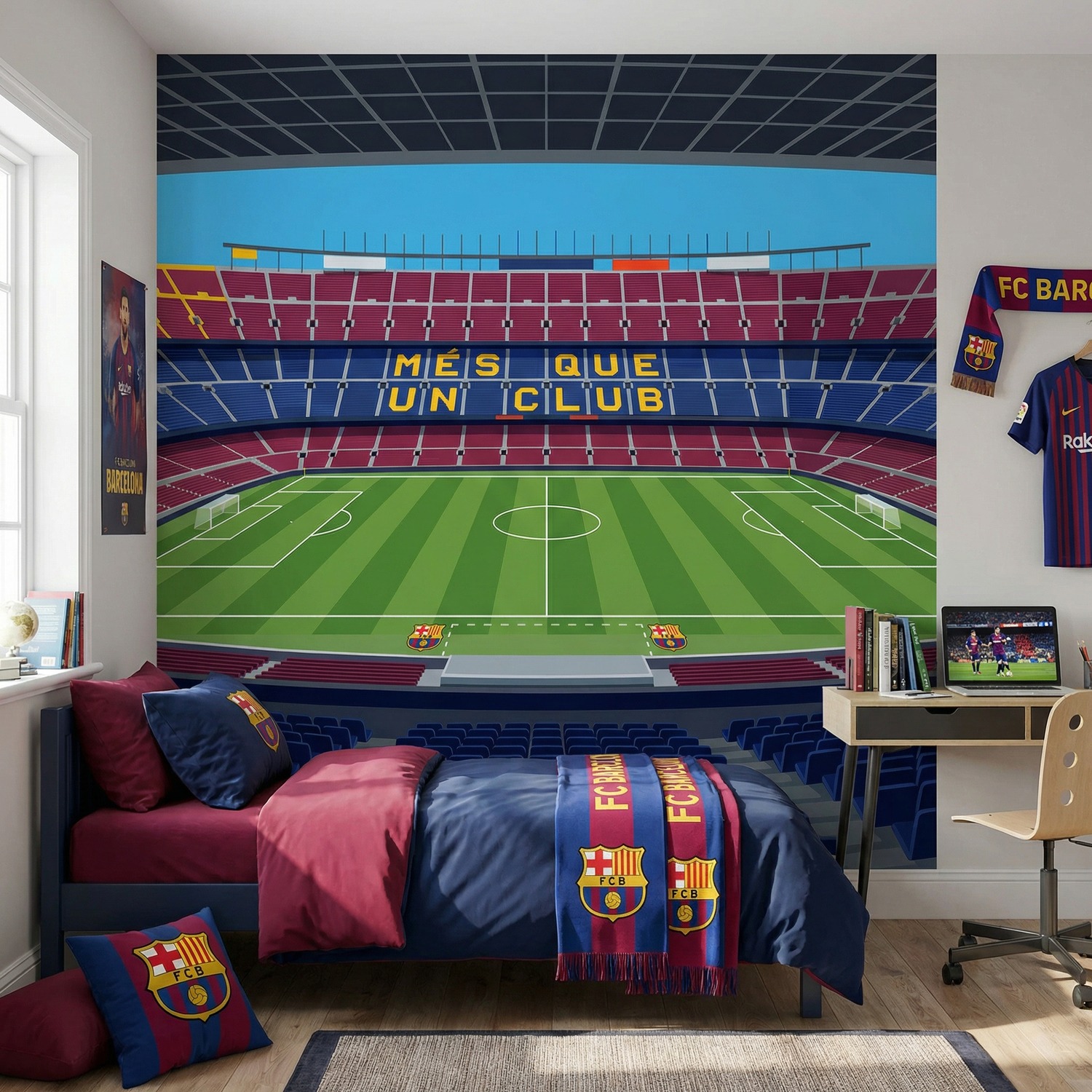 Fotomurales: Interior Estadio Camp Nou FC Barcelona
