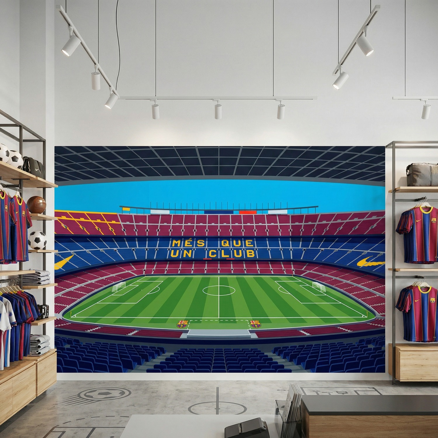 Fotomurales: Interior Estadio Camp Nou FC Barcelona
