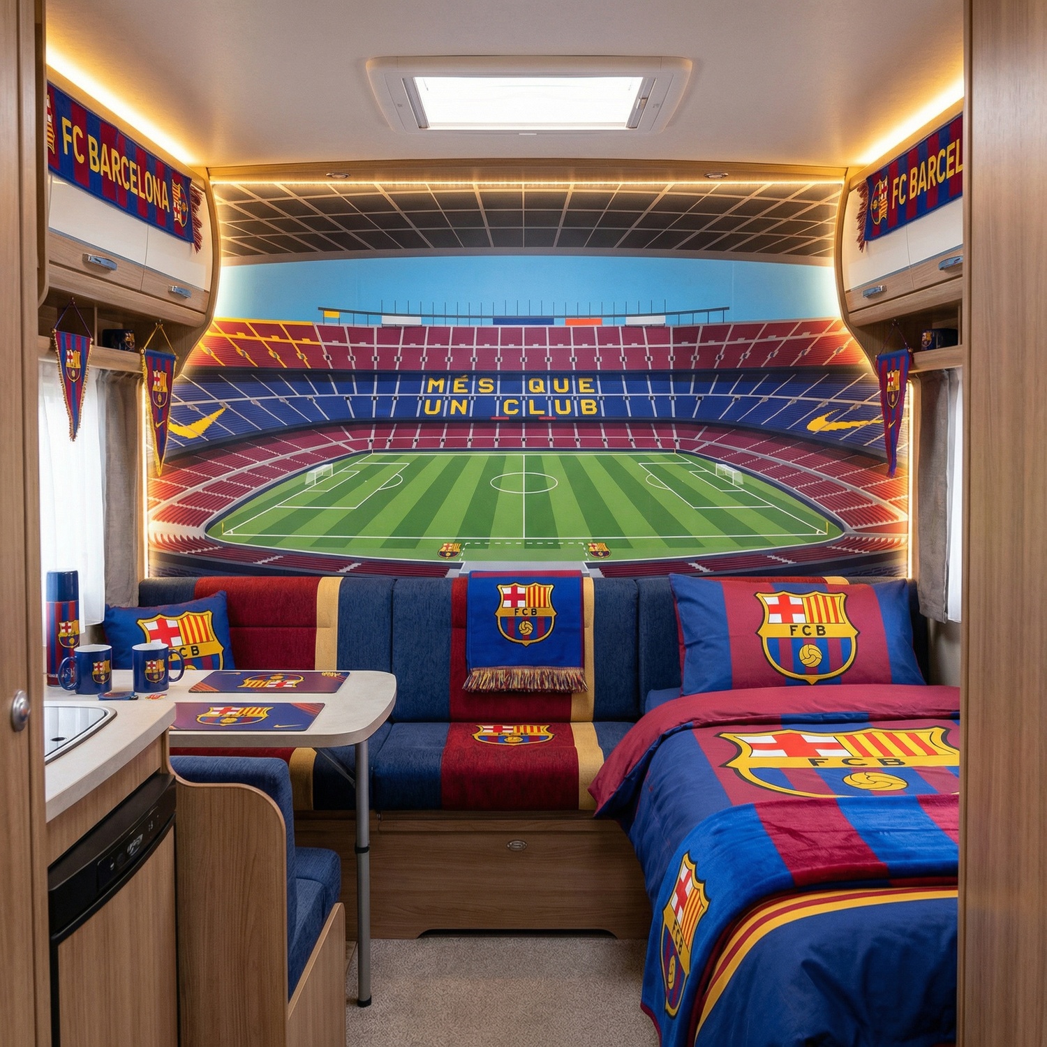 Fotomurales: Interior Estadio Camp Nou FC Barcelona