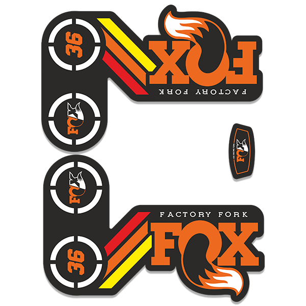Pegatinas: Horquillas Bicicleta Fox Factory Fork 36