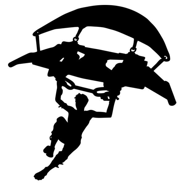 Download Pegatina Fortnite Parapente | TeleAdhesivo.com