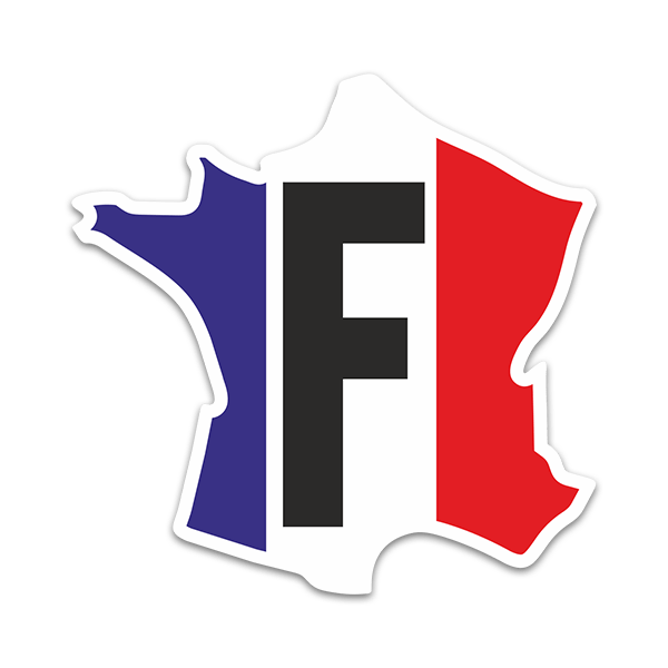 Pegatinas: Francia silueta
