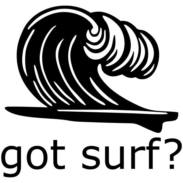 Pegatinas: Got Surf?