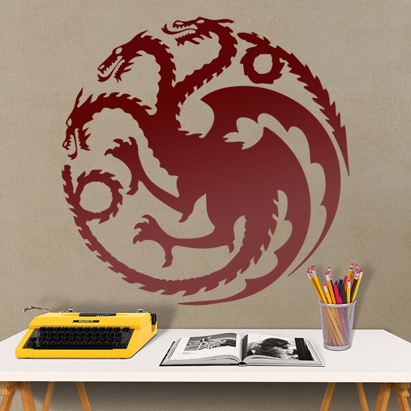 Vinilos Decorativos: Casa Targaryen