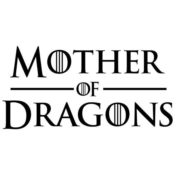 Vinilos Decorativos: Cabecero Mother of Dragons