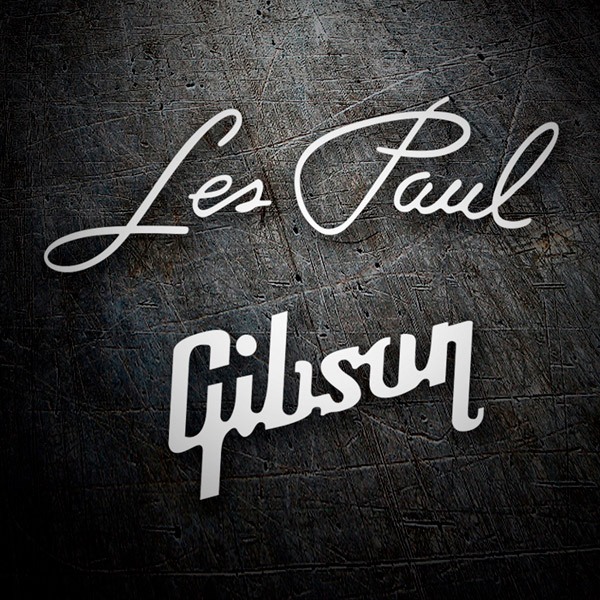 Pegatinas: Les Paul Gibson