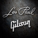 Pegatinas: Les Paul Gibson 4