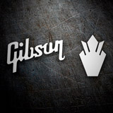 Pegatinas: Gibson Logo 4