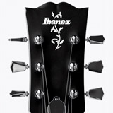Pegatinas: Ibanez Guitarra con Elemento Floral 2