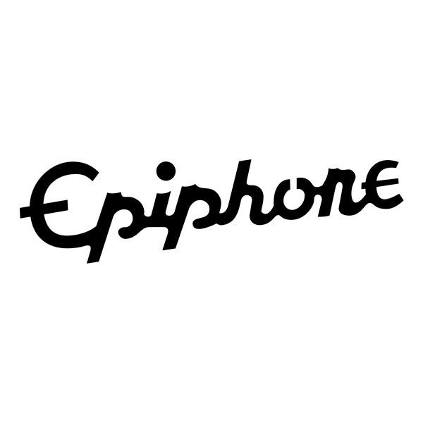 Pegatinas: Epiphone III con Tipograf&iacute;a Estilizada