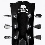 Pegatinas: Calavera con Huesos Cruzados 2