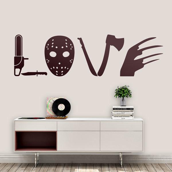 Vinilos Decorativos: Clásicos del cine de terror (Love)