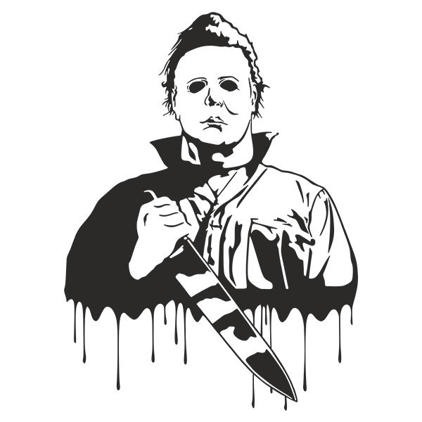 Vinilos Decorativos: Michael Myers (Halloween)