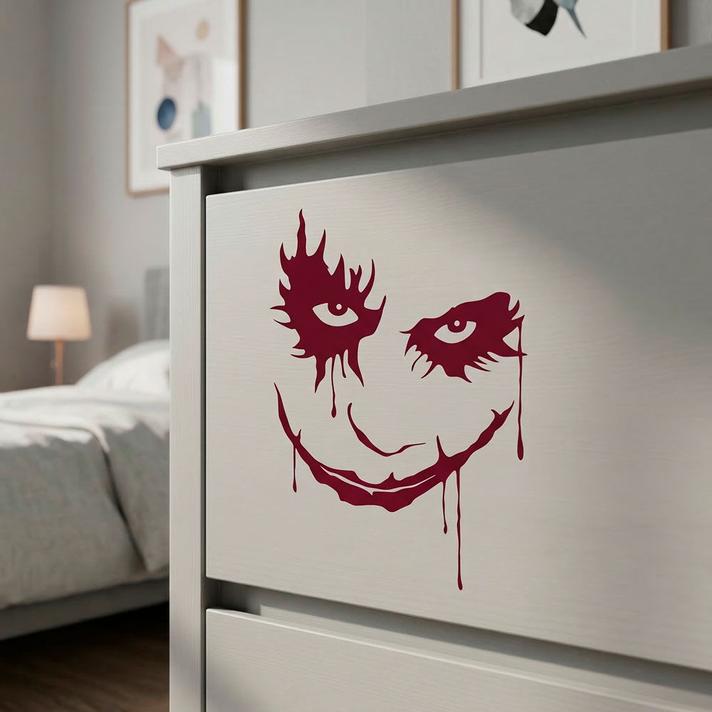 Vinilos Decorativos: Rostro del Joker (Batman)