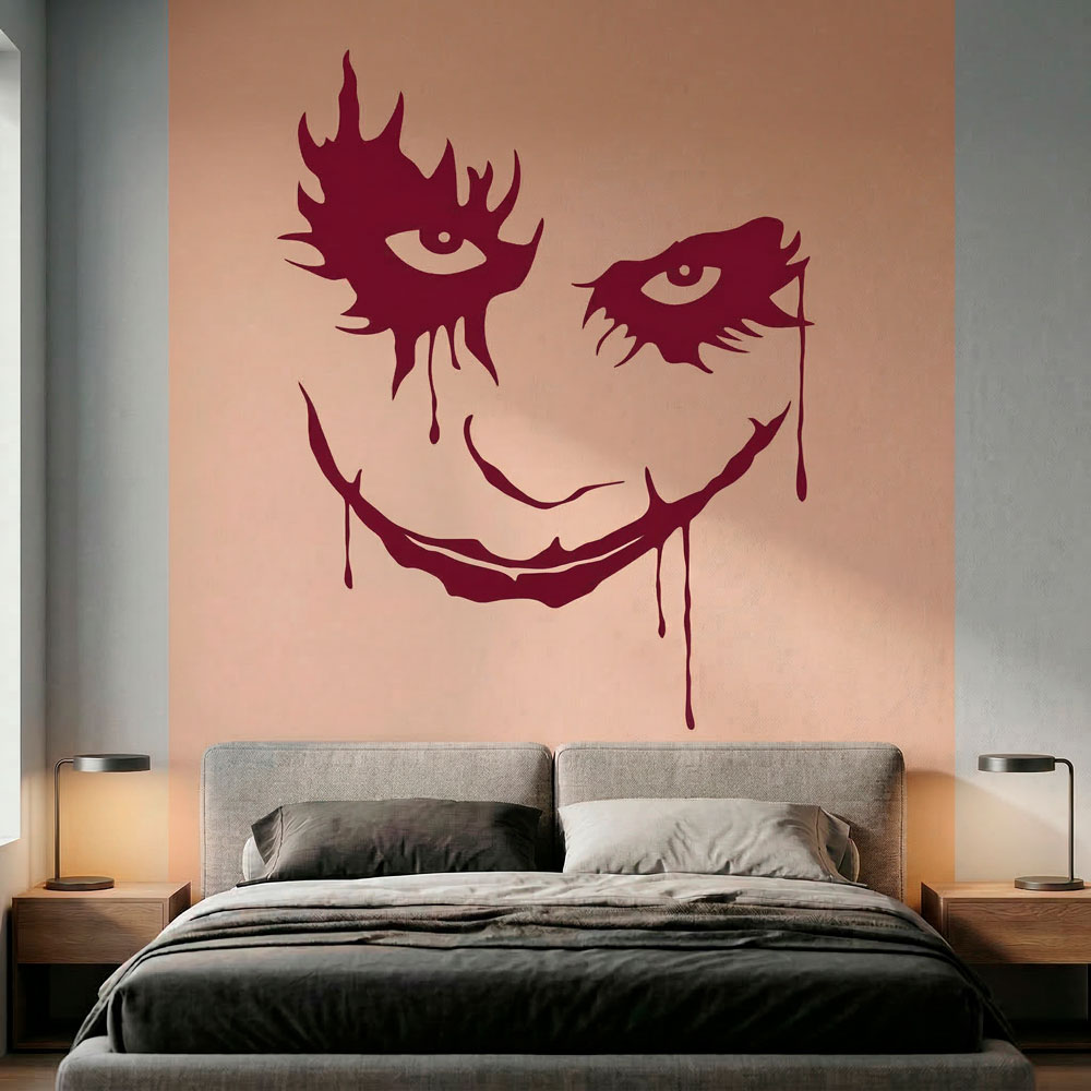Vinilos Decorativos: Rostro del Joker (Batman)