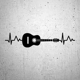 Pegatinas: Cardio electro Guitarra Acústica  2