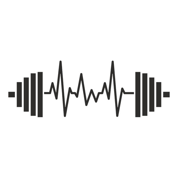 Pegatinas: Cardio Electro Pesas Gym