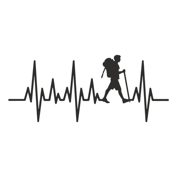 Pegatinas: Cardio Electro Senderismo