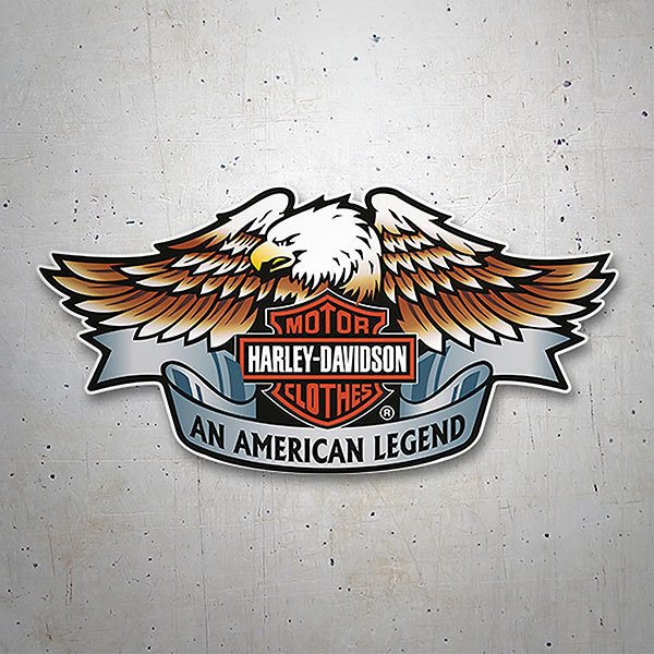 Pegatinas: Harley Davidson an American Legend