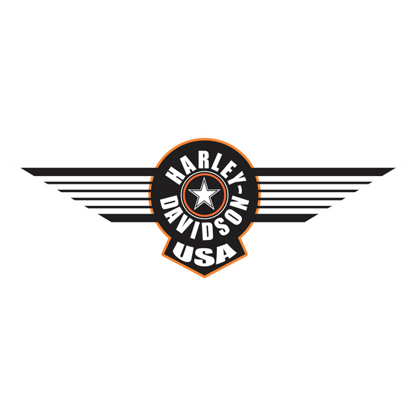 Pegatinas: Harley Davidson USA