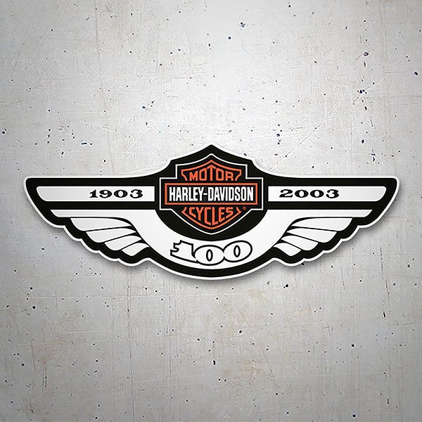 Pegatinas: Harley Davidson 1903-2003