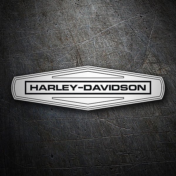 Pegatinas:  Harley Davidson minimalista 1