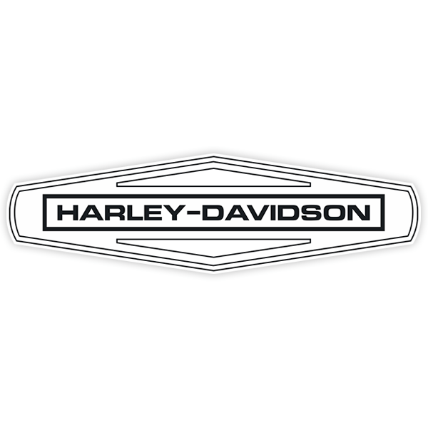 Pegatinas:  Harley Davidson minimalista 0