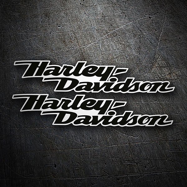 Pegatinas: Kit Harley Davidson aerodinámica negra 1