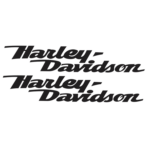 Pegatinas: Kit Harley Davidson aerodinámica negra