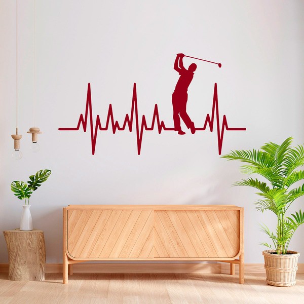 Vinilos Decorativos: Electrocardiograma Golf