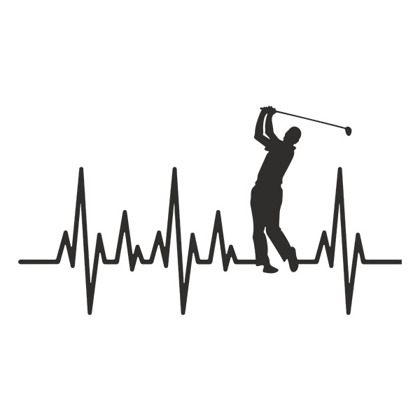Vinilos Decorativos: Electrocardiograma Golf