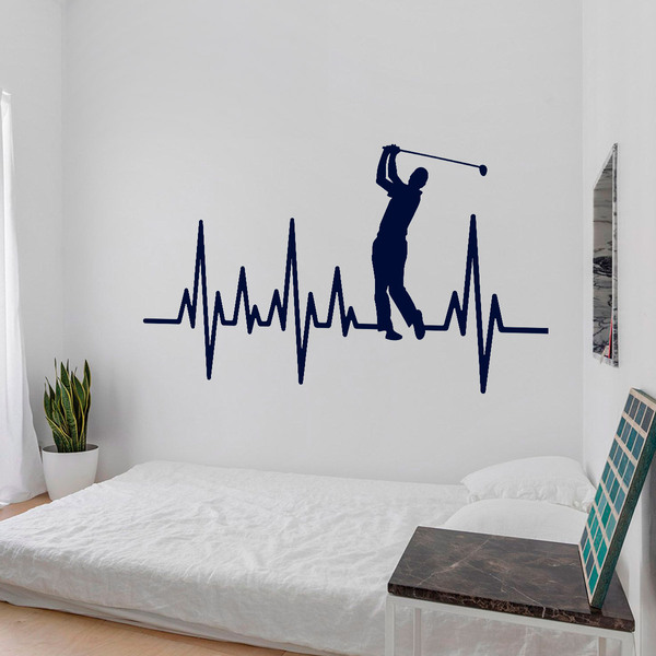 Vinilos Decorativos: Electrocardiograma Golf