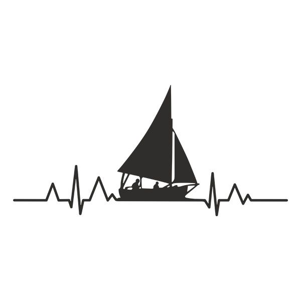 Vinilos Decorativos: Electrocardiograma Velero