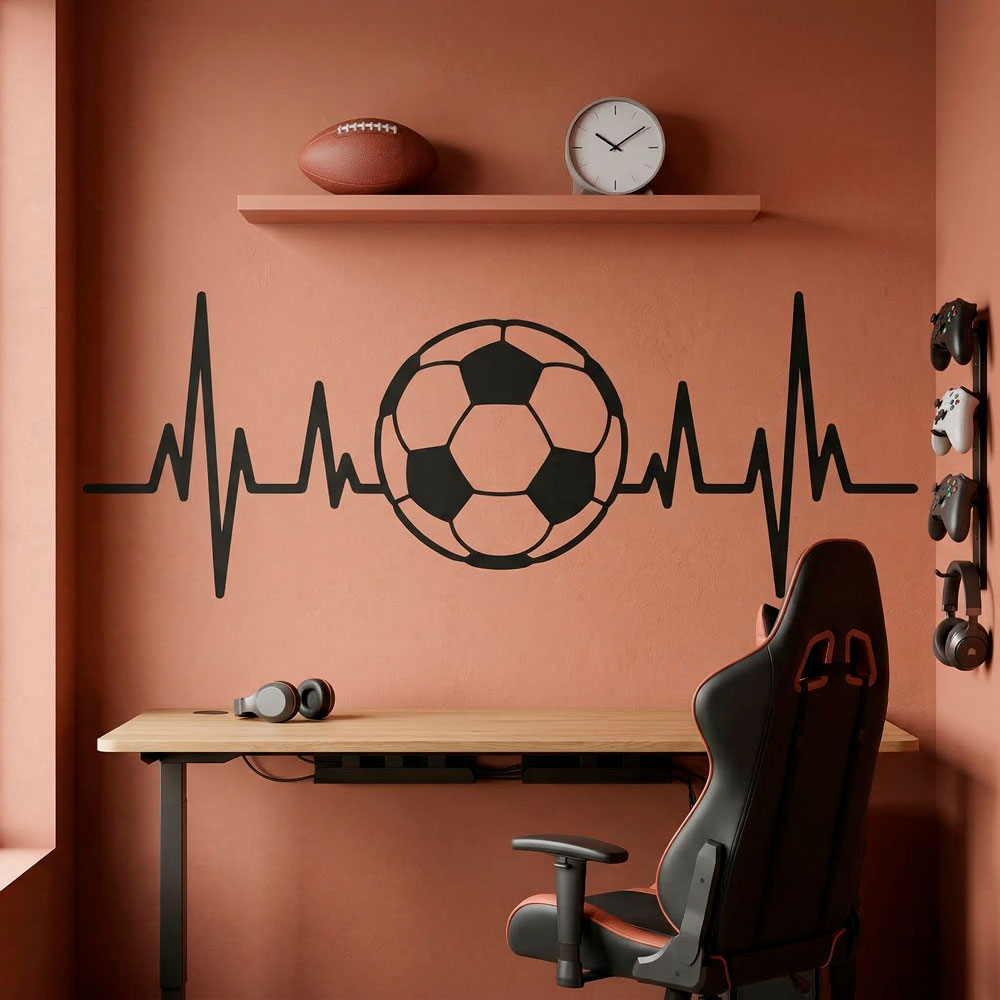 Electrocardiograma bal&oacute;n de f&uacute;tbol 3