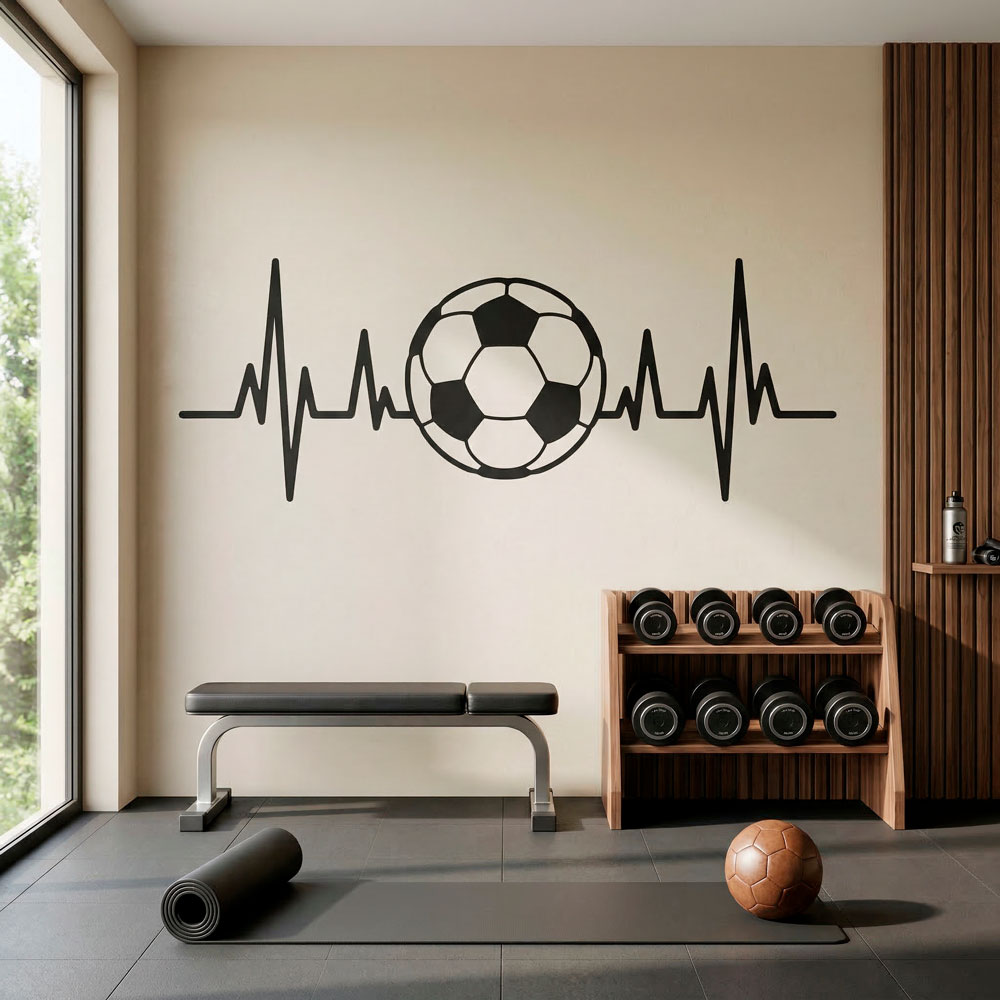 Electrocardiograma bal&oacute;n de f&uacute;tbol 8