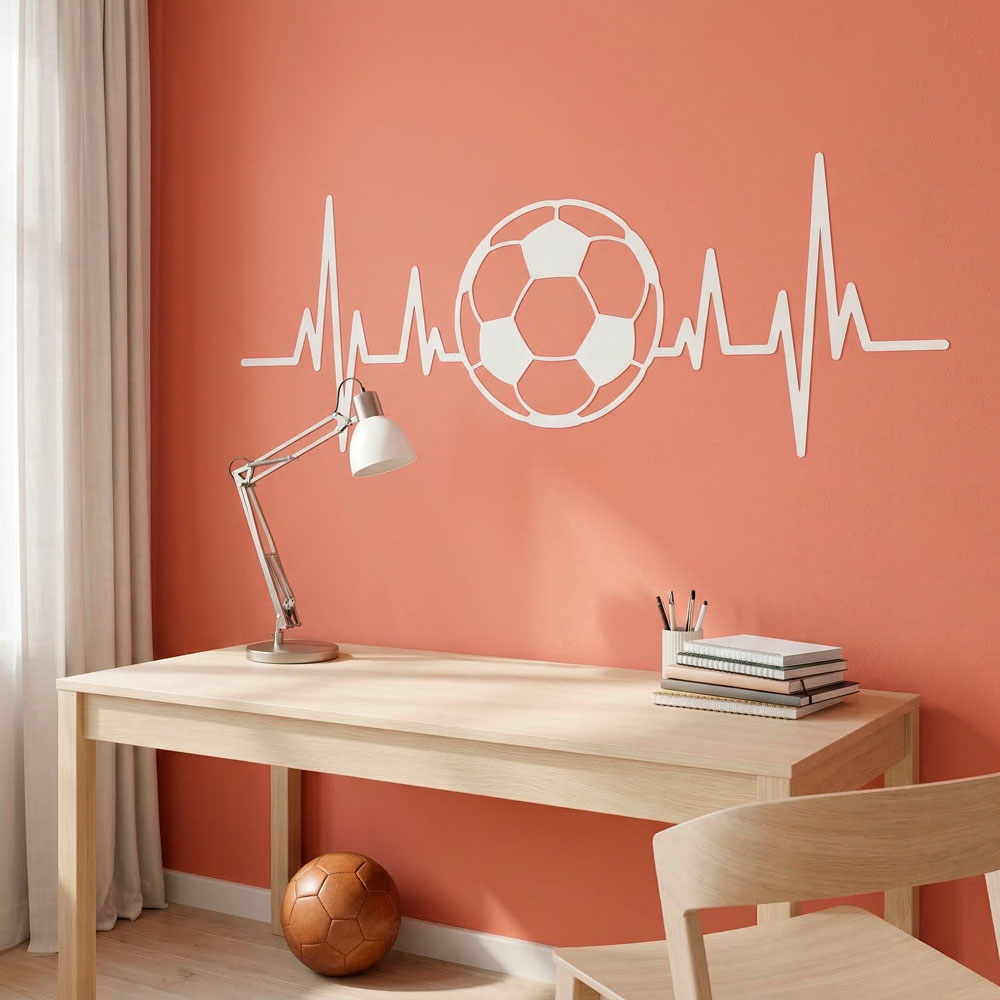Electrocardiograma bal&oacute;n de f&uacute;tbol 9