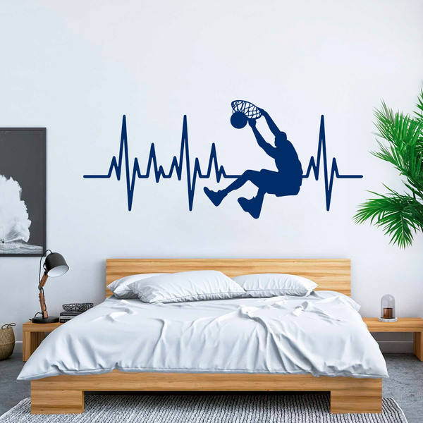 Vinilos Decorativos: Electrocardiograma Encestando