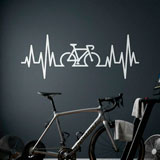 Vinilos Decorativos: Electrocardiograma Bicicleta Carretera 11