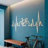 Vinilos Decorativos: Electrocardiograma Bicicleta Carretera 12