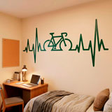 Vinilos Decorativos: Electrocardiograma Bicicleta Carretera 22