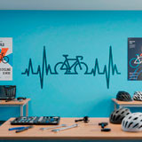 Vinilos Decorativos: Electrocardiograma Bicicleta Carretera 6