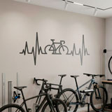 Vinilos Decorativos: Electrocardiograma Bicicleta Carretera 10