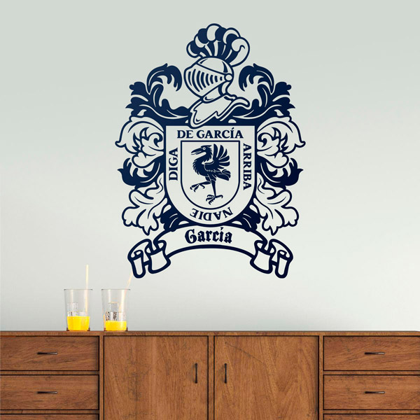 Vinilos Decorativos: Escudo Heráldico García